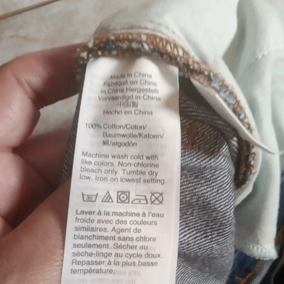 Madewell classic straight Jean distressed size 26 women - Picture 7 of 8